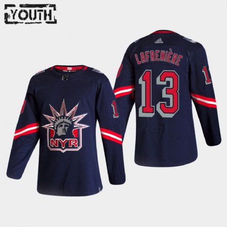 Dětské Hokejový Dres New York Rangers Dresy Alexis Lafreniere 13 2020-21 Reverse Retro Authentic